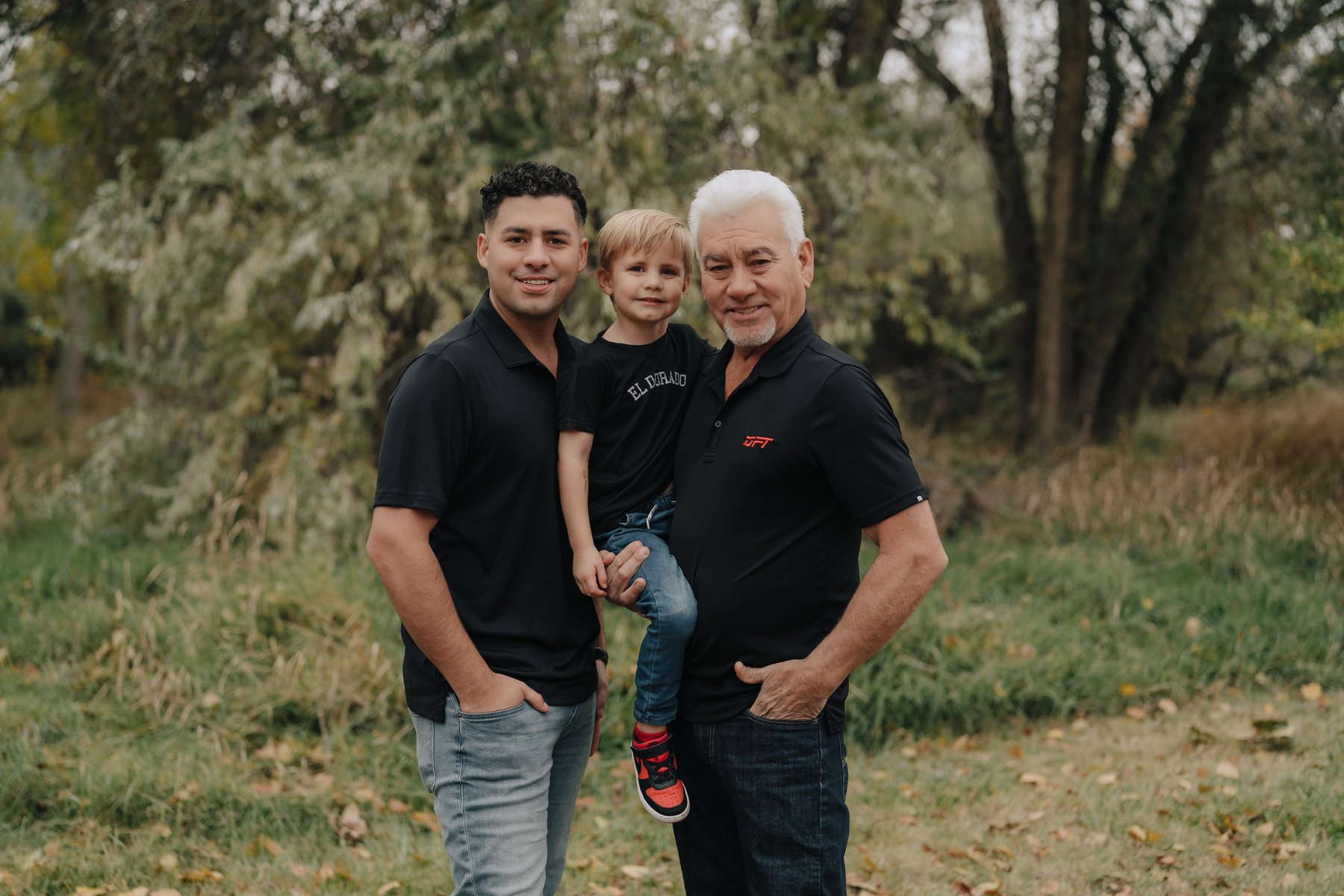 Three generations of the Garza family: CEO Polo Garza III, his son, and founder Polo Garza Jr.